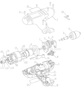 Part Location Diagram of 385693-00 DeWALT Cord Protector